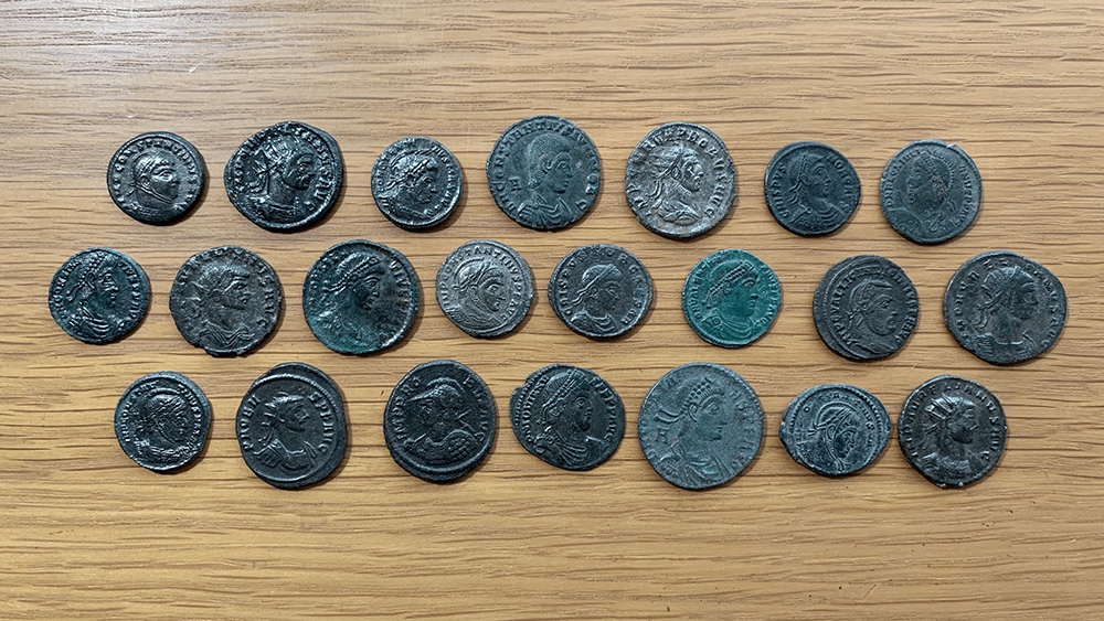 細部のディテールまで蘇らせたブロンズコイン